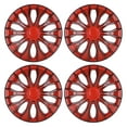 thumbnail image 1 of 4PCS 16 inch Universal Hubcaps for Steel Wheel Rims Cover,Snap on Car Truck SUV,ABS+PC Material,Black Lacquer & Red Lacquer, 1 of 2