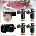 thumbnail image 1 of 4PCS 16450-HW1-672 Fuel Injectors For Honda AquaTrax F12 F12X 02-07 R12 R12X 03-07, 1 of 14