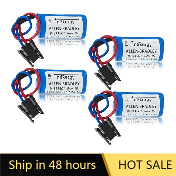 4PCS 1756-BA1 3V 1800mAh PLC Non-Rechargeable Lithium Battery Controller Backup NEW