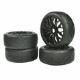 thumbnail image 1 of 4PCS 17mm Hex 1:8 Car Off-Road Ruber Tire Wheel Rim Tyres For HPI HSP RC Buggy, 1 of 4