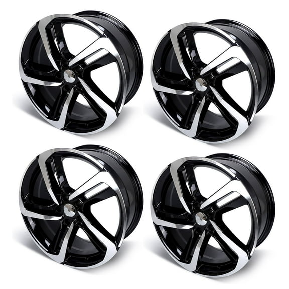 4PCS 19 x 8.5'' Wheel Rim For 2018-2022 Honda Accord Aluminum Rim Machined Black