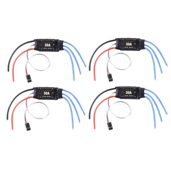 4PCS 2-4S 30A RC Brushless ESC Electric Speed Controller 5V 2A for 2 to 4S Lipo Battery DIY Multicopter Quadcopter