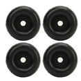 4PCS 2.5inch Trailer Ramp Door Rubber Bumper Round with Hole Rubber