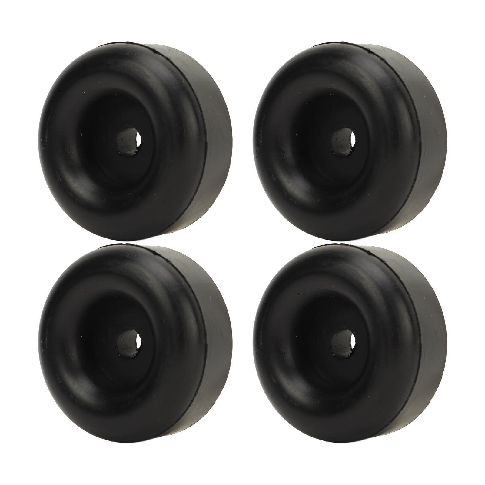 4PCS 2.5inch Trailer Ramp Door Rubber Bumper Round with Hole Rubber