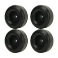 4PCS 2.5inch Trailer Ramp Door Rubber Bumper Round with Hole Rubber