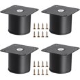 4PCS 2 Inch Stainless Steel Furniture Legs Feets Metal Cabinet Desk ...