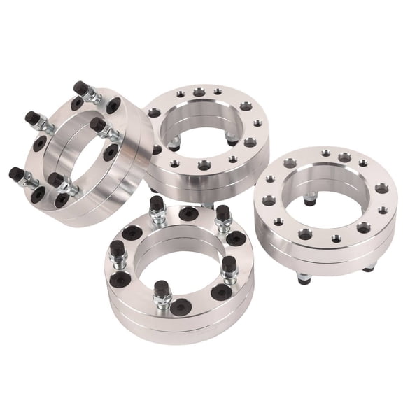 4PCS 2" Wheel Spacer Adapter 6x5.5" to 6x5.5", 14x1.5 Studs, Hubcentric Lug Conversion Kit A0475A0004 by EGOESWELL
