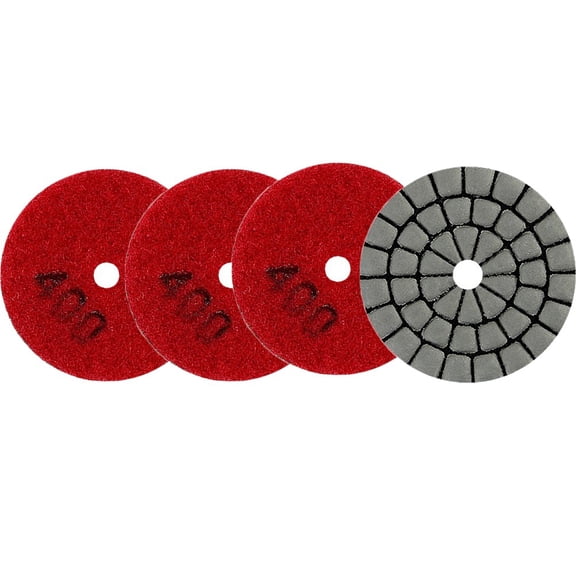 4PCS 2Inch 50mm Wet Dry Polishing Pad Type For Granite Marble tiles Sanding Disc