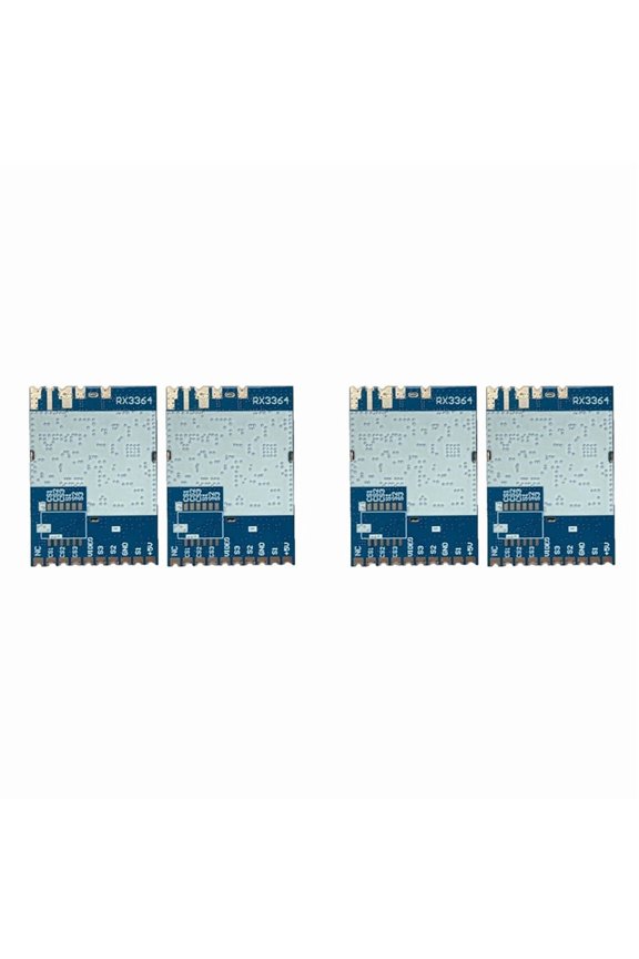 4PCS 3.3G FPV VTX Module RX3364 Wireless Module Analog Wireless FPV Audio Video Transmission Receiver Module,4 x Module,Random Color