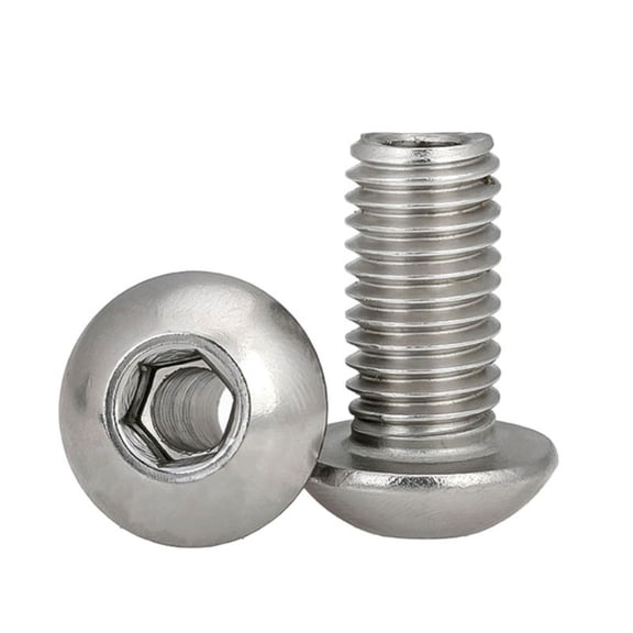 (4PCS) 304 Stainless Steel Plate Head Hexagonal Empty Screw Round M5x10mmHole 2.5mm).