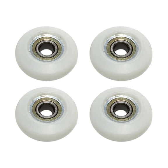 4PCS 34mm Cushion Wheel Bearing Pulley 608 Shaft for Rowing Machine