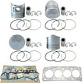 thumbnail image 1 of 4PCS 4D56 Piston + Piston Rings STD With Full Gasket Kit For Mitsubishi 4D56 4D56T Engine For PICKUP PAJERO L200 L300, 1 of 9