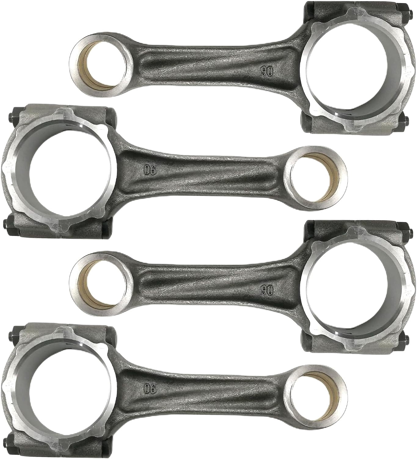 4PCS 4M40 Connecting Rod For Mitsubishi 4M40 4M40T 4M40TD Engine Pajero ...