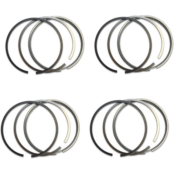 4PCS 4M50 Piston Rings For Mitsubishi 4M50 4M50T Engine Parts piston Combustion Chamber 60.5mm STD 4M50 piston Rings set ME993913 ME995590