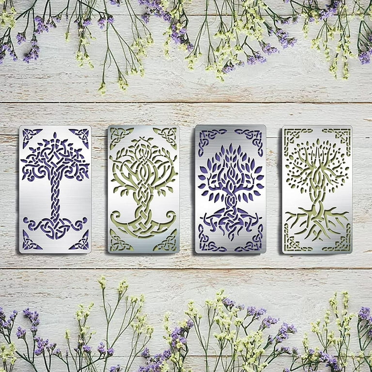 4PCS 4x7 Inch Tree of Life Metal Stencils Templates Art Craft Stencils for Wood Carving Drawings Woodburning Engraving Scrapbooking Project - Walmart.com 4pcs-4x7-inch-tree-of-life-metal-stencils-templates-art-craft-stencils-for-wood-carving-drawings-woodburning-engraving-scrapbooking-project-walmart-com