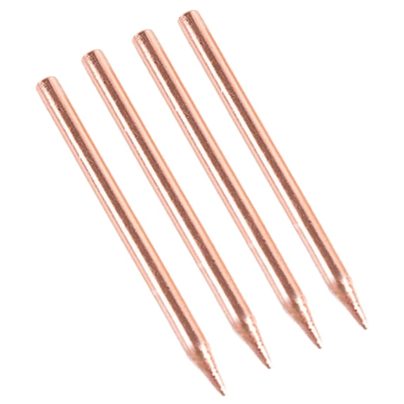 4PCS 50mm Copper Spots Welding Needle Electrode Tip for 18650 Lithium Battery Projects High Durability Professional Use