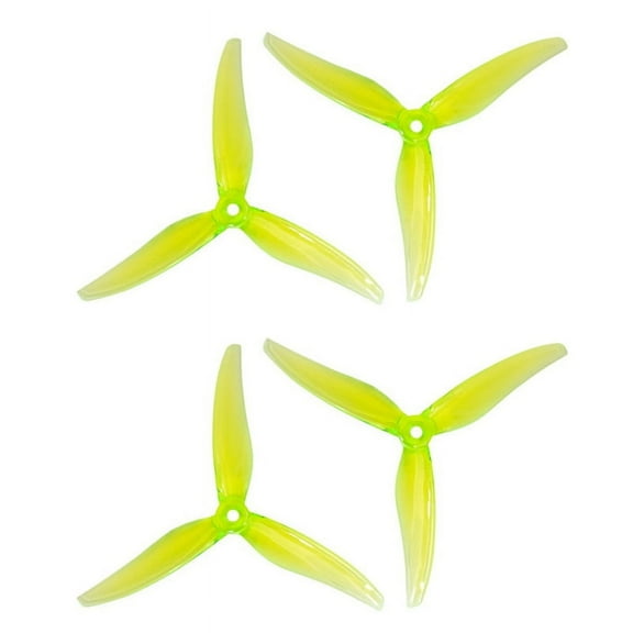 4PCS 5131.0 5 Inch 3-Blade Propeller for RC Drone FPV Racing Compatible with 2207 2306 Motors Green