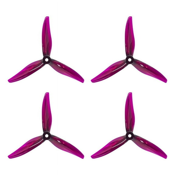 4PCS 51377 5 Inch Propeller 3-Blade CW+CCW FPV Propeller for RC Drone FPV Racing Compatible with 2207 Motors A