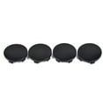 thumbnail image 1 of 4PCS 60Mm New Abs Black Silver Car Vehicle Wheel Hub Center Cap Cover Black, 1 of 9