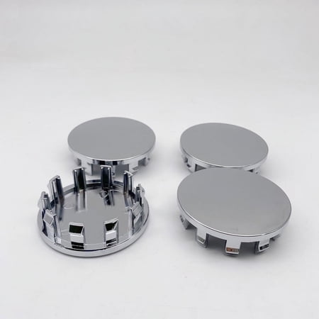 4PCS 63mm 2.5 Inch Chrome Plastic Car Hub Wheel Center Cap for Dodge Ram Wheels 2019-2022 Replacement 6KF18TRMAA