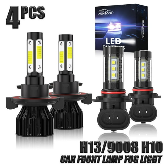 4PCS 6500K 9008 9145 Car Front Light Bulbs+Fog Light For Chevrolet HHR 2006-2011 Plug-N-Play High Power Lamps
