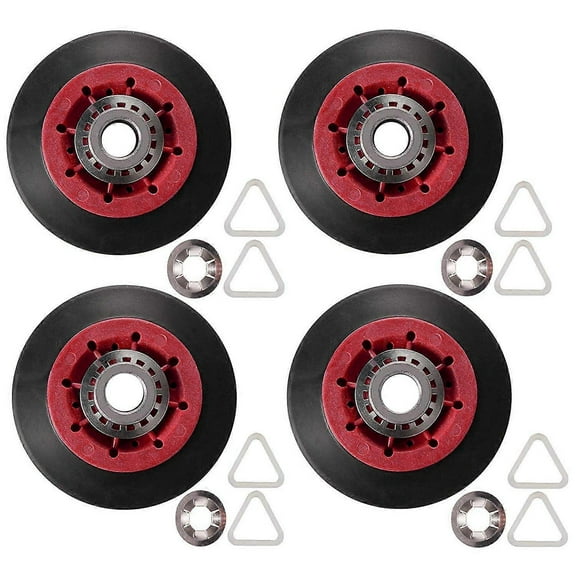 4PCS 8536974 Dryer Drum Fit for , - Replaces 8536974, 8536973, W10314171, WPW10314173, PS11752609