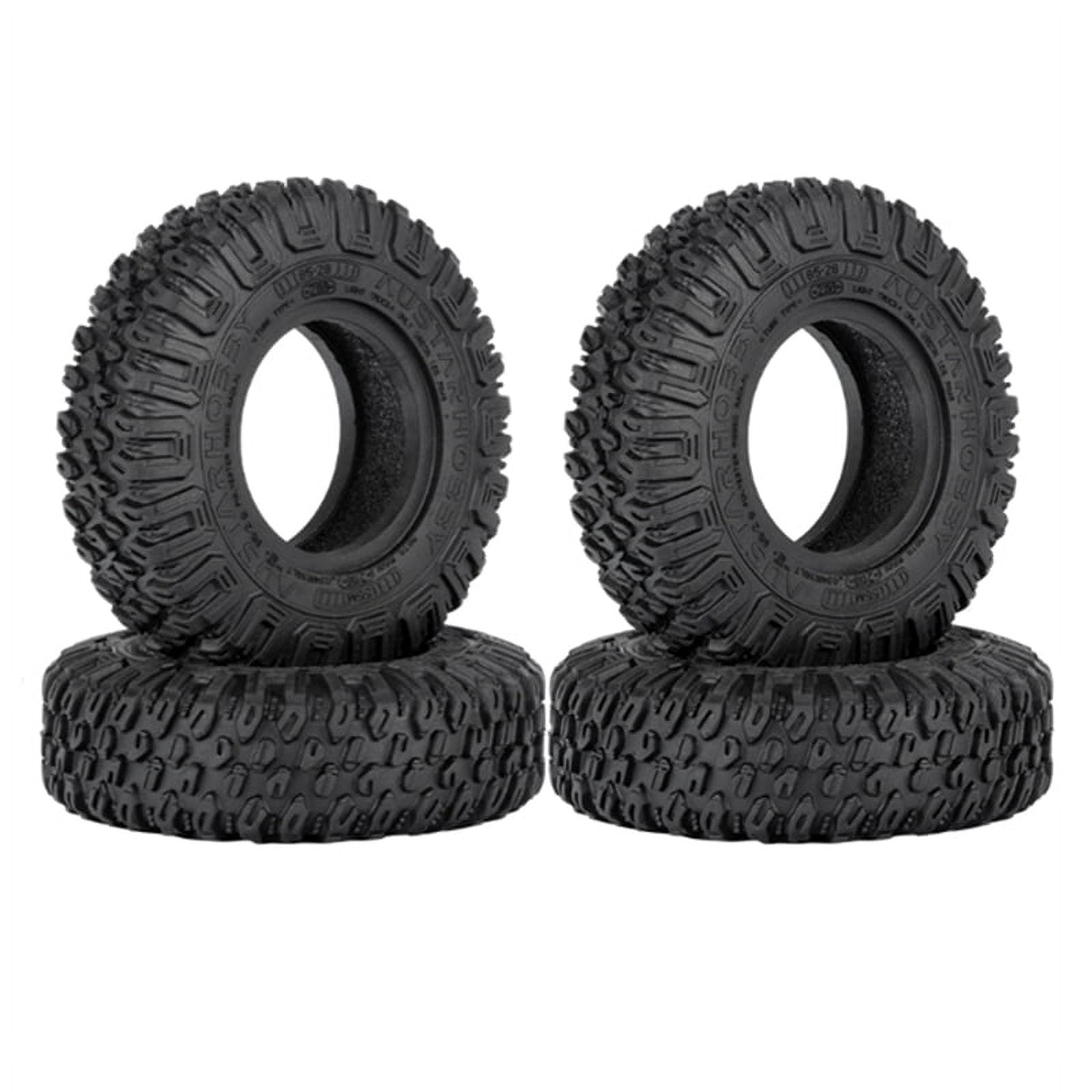 INJORA 1,55inch RC Banden Set met Beadlock Velgen 4pcs Banden met Wielen voor 1/10 RC Crawler Axial AX90069 D90 TF2 Tamiya CC01 LC70 MST JIMNY (Zwart INJORA 1,55inch RC Banden Set met Beadlock Velgen 4pcs Banden met Wielen voor 1/10 RC Crawler Axial AX90069 D90 TF2 Tamiya CC01 LC70 MST JIMNY (Zwart