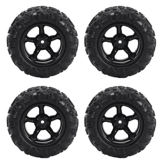 4PCS 9300-21 Rubber Tire RC Racing Car Tires 9300&9302 1/18 Scale on Road Wheel Rim Fit for RC 5564