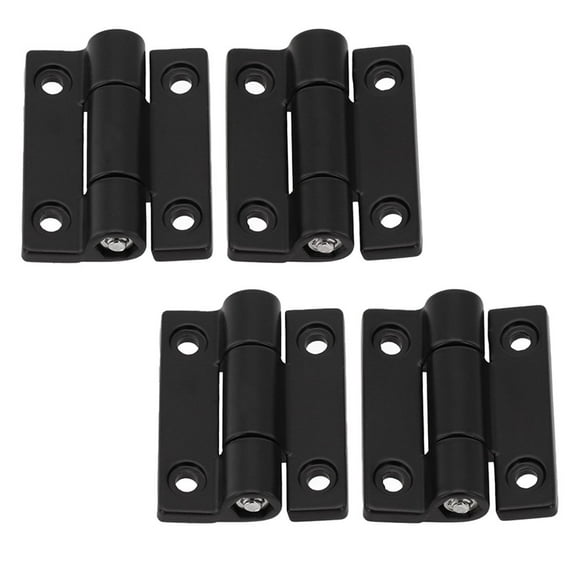 4PCS Adjustable Torque Damping Hinge,360° Random Stop Positioning Flat Hinge for Cabinets and Furniture