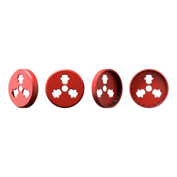 4PCS Aluminum Alloy Motor Protective Cover For AIR 3S/AIR 3/MAVIC 3 PRO/MAVIC 3 Drone Accessories, Red