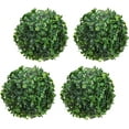 thumbnail image 1 of 4PCS Artificial Boxwood Topiary Ball Plants, 5Inches Hanging Plants Wedding Party Decor Hotel Front Porch Topiary Indoor Outdoor, 1 of 7