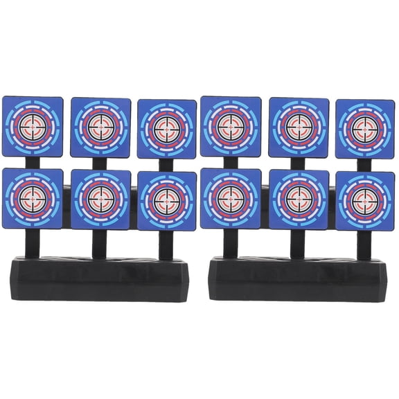 4PCS Auto Reset Shooting Target, Metal Spinning Targets for Airsoft Pellet Rifle Outdoor and Backyard, Self Resetting Target Rated