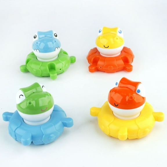 4PCS Baby Bath Toys, Toddler Beach Toys, Fun Bathtub Water Dinosaur Toys, Toys for Ages 0-3