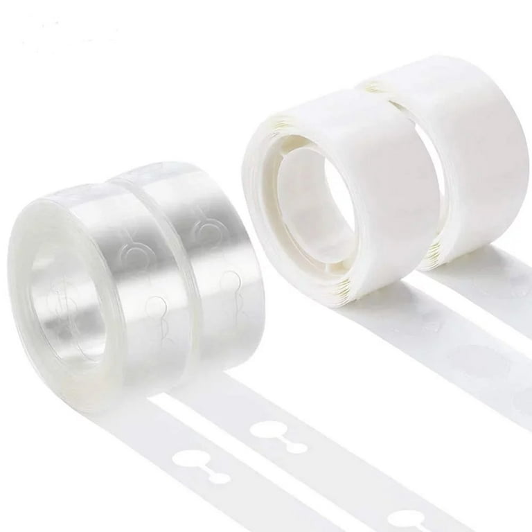 NUOBESTY 20 Rolls Balloon Dispensing Double Sided Balloon Tape Dot Balloon  Decoration Tape Balloon Dot Strips for Balloons Balloon Arch Strip Glue