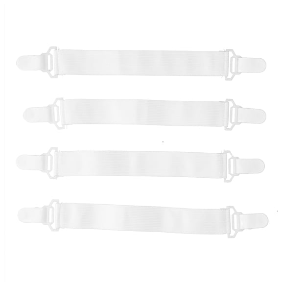 4PCS Bed Sheet Fasteners, Elastic Mattress Sheet Fasteners Holder and Suspenders, Adjustable Bed Mattress Fasteners