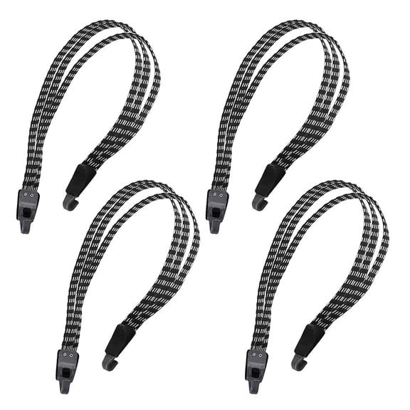 4PCS Bike Motorcycle Helmet Luggage Rope Bungee Rope Elastic Strap With 2 Hooks