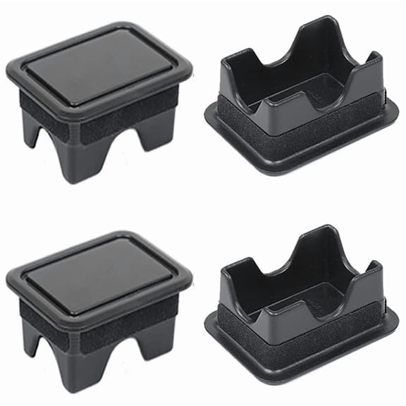 4PCS Black ABS Rear Trunk Tail Box Protective Cover Trim Fit for Dodge Ram 1500 2018 2019 2020 2021 Car Accessories