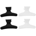thumbnail image 1 of 4PCS Black White Hairdressers Butterfly Style Styling Hair Clamps Clips Claw Clasps Hairdressing Salon Tool, 1 of 8