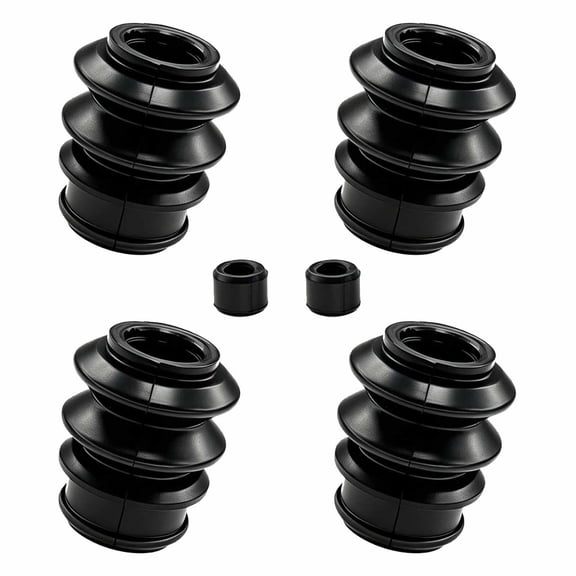 4PCS Brake Caliper Pin Bushing Kit, Rubber Caliper Slide Pins Boots for Sealing, Drive Shaft Assemblies Brake Bushings for Honda, for Chevy, for Pontiac