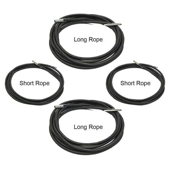 4PCS Bungee Cord Set for Various Deck Chairs, Provides Easy 220cm&140cm