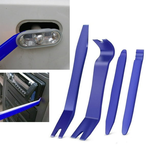 4PCS CAR TRIM REMOVAL TOOL KIT PANEL DOOR PRY DASH INTERIOR CLIP PLASTIC