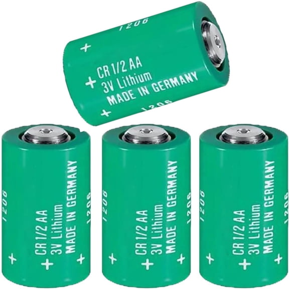4PCS CR1/2AA VARTA 3V Series Lithium 950mAh 1/2 AA Lithium Battery