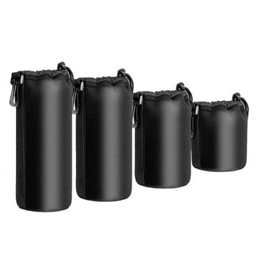 4PCS Camera Lens Pouch Small Medium and Extra for Camera