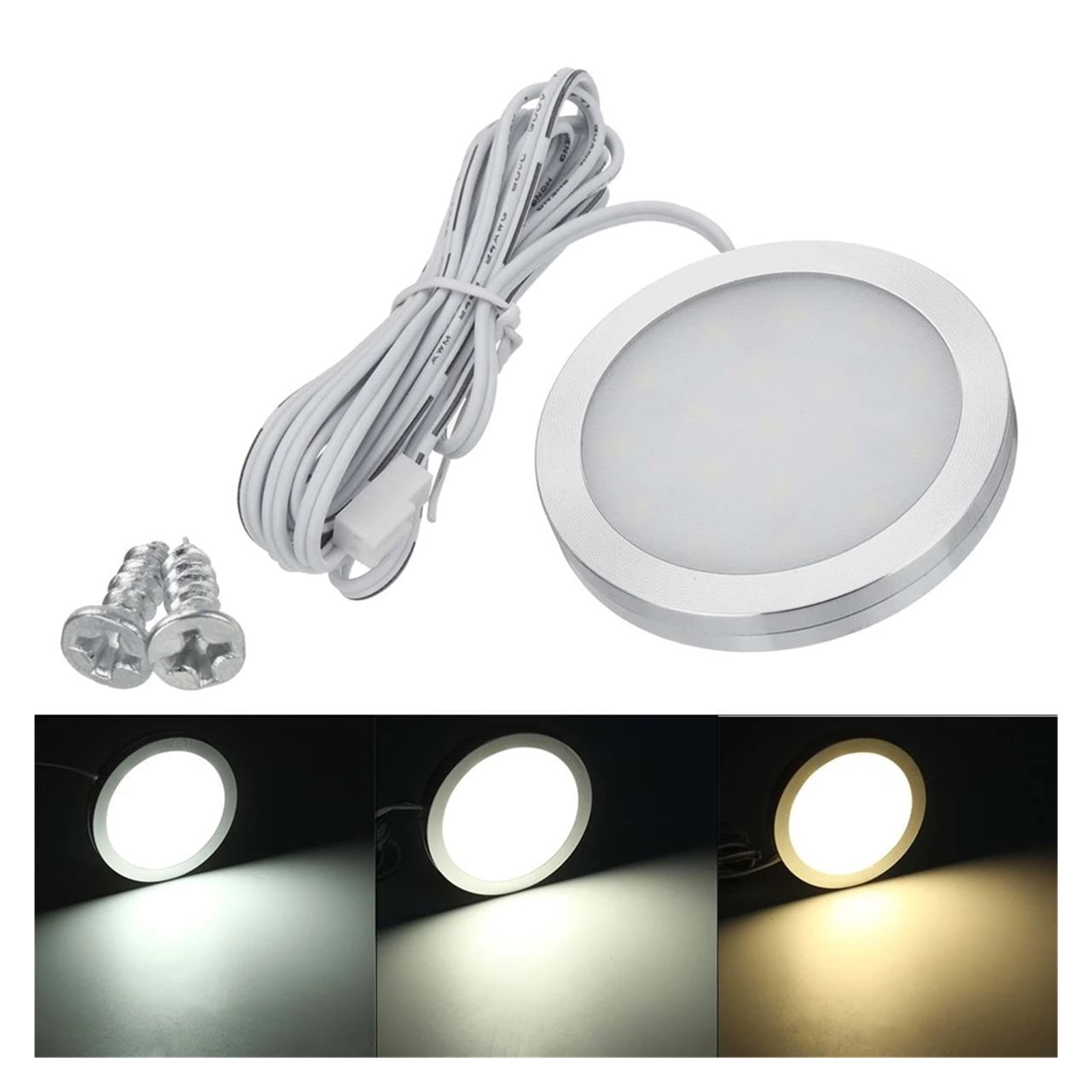 4PCS Camper Accessories RV Ceiling Lights Caravan Interior Reading Lamp Roof Light For Motorhome RV Caravan Boat ,Easy Installation