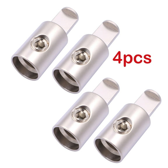4PCS Car Audio AMP 1/0 Gauge Power Ground Wire Pin AWG Terminal Input Wire Reducer