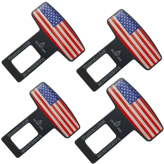 Hunlyman Car Seat Belt Buckle Clips Extender Universal Enhanced Safety 4pcs