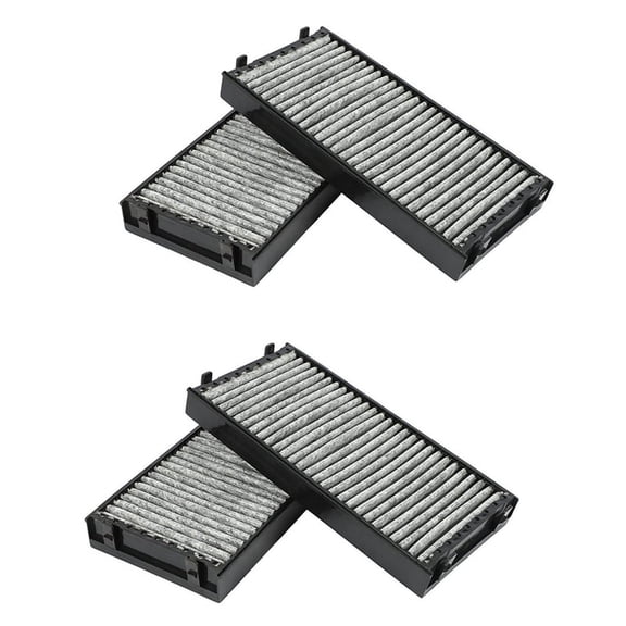 4PCS Car Cabin Filters for X5 E70 2007-2015 X6 E71 E72 2008- 2010 64316945586 64316945585 CU2941-2