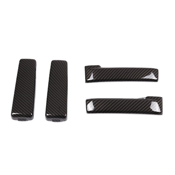 4PCS Car Interior Door Handle Cover Trim Door Stickers For Toyota FJ Cruiser 2007-2021 Carbon Fiber