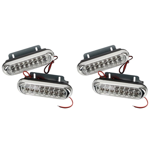4PCS Car Light 16LED Daytime Running Light Fog White Light DRL Daytime Running Lamp Universal