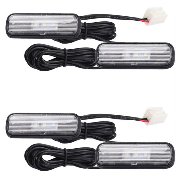 4PCS Car Light LED Interior Atmosphere Light Decoration Lamp Ambient Foot Light for 10Th 2018-2020 Red,4 x Atmosphere lights,Red